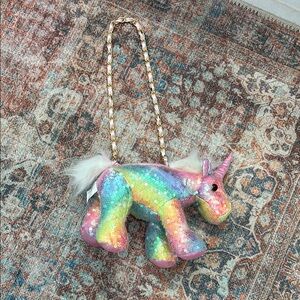 Rainbow Unicorn Plush Bag